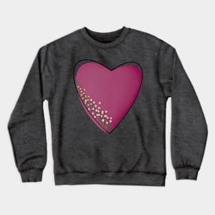 Floral heart Crewneck Sweatshirt